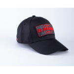 Casquette El Patron unie rouge noire