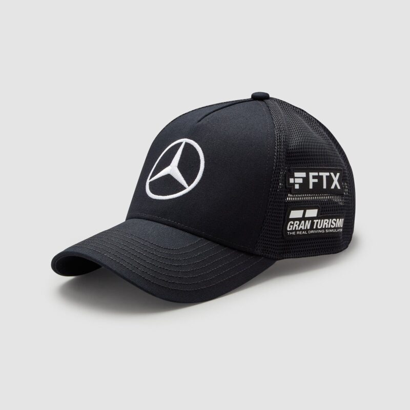 Casquette Mercedes Petronas Trucker Lewis Hamilton 2022 Noir : Style et Performance