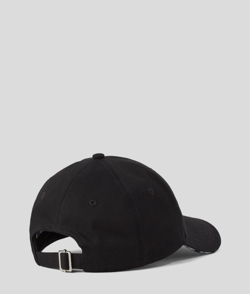 Casquette Karl Lagerfeld à Logo K Essential Noir : Élégance Classique et Responsable