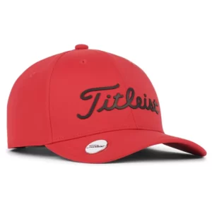 Casquette de Golf Titleist Junior Players Performance Ball Marker Red Black